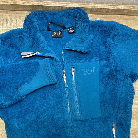 Mountain Hardwear Jackets & Blazers - Mountain Hardwear Zip‎ Polartec Thermal Pro Fleece Jacket Teal Blue Women Small